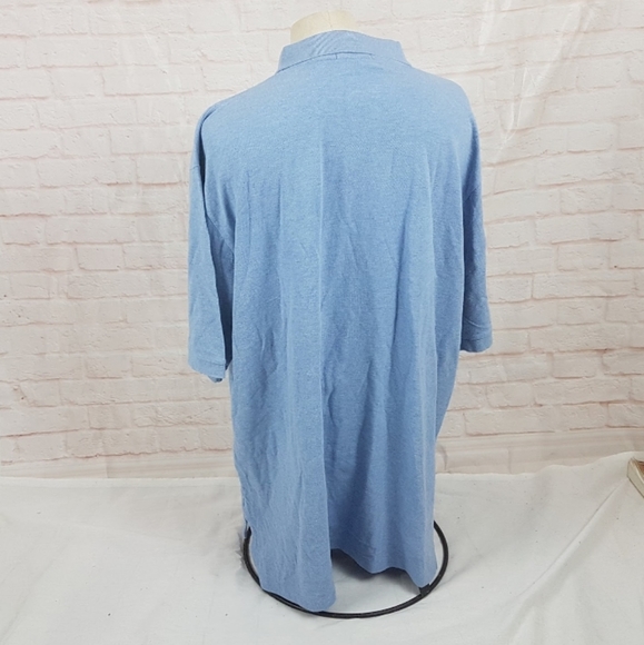 NWT Polo Ralph Lauren Mens Polo Shirt Mesh Jamaican Blue $118 Big&Talll 2LT 3LT - Picture 8 of 10